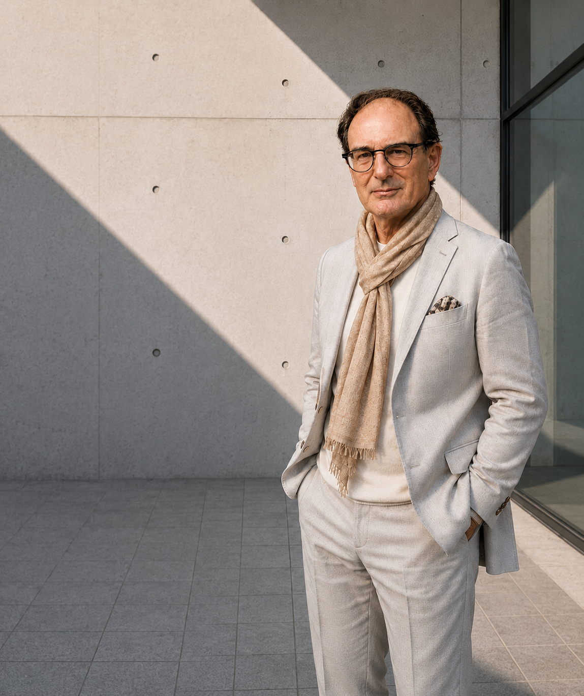 Reinhard Wille im Businessporträt im Außenbereich